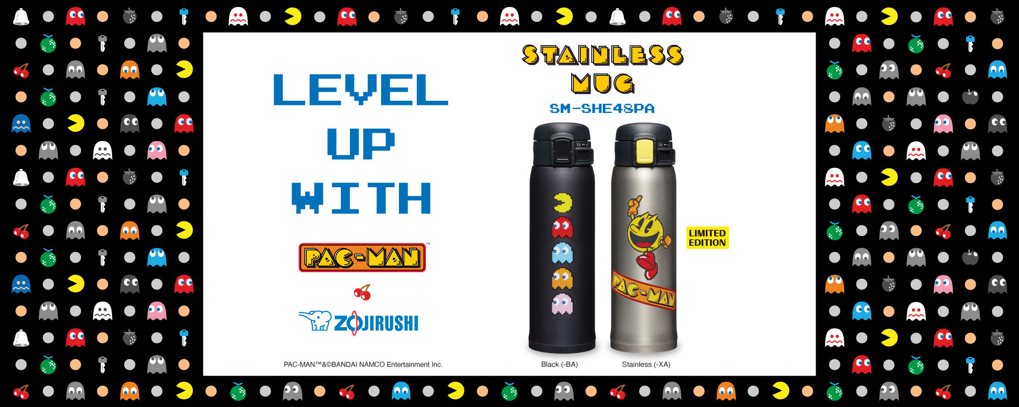 PAC-MAN™ x ZOJIRUSHI Stainless Mug SM-SHE48PA