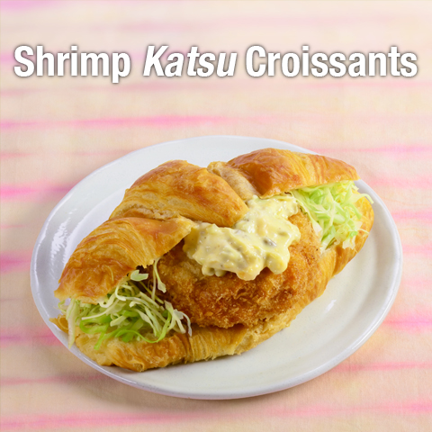 Shrimp Katsu Croissants