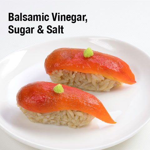 Balsamic Vinegar, Sugar & Salt