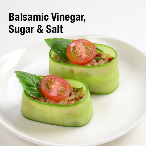 Balsamic Vinegar, Sugar & Salt