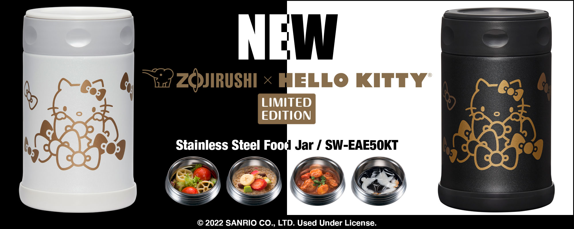 ZOJIRUSHI x HELLO KITTY® Stainless Steel Food Jar SW-EAE50KT