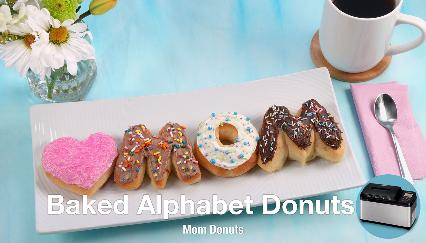 Baked Alphabet Donuts