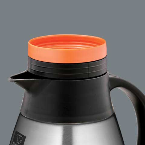 Orange Decaf Lid