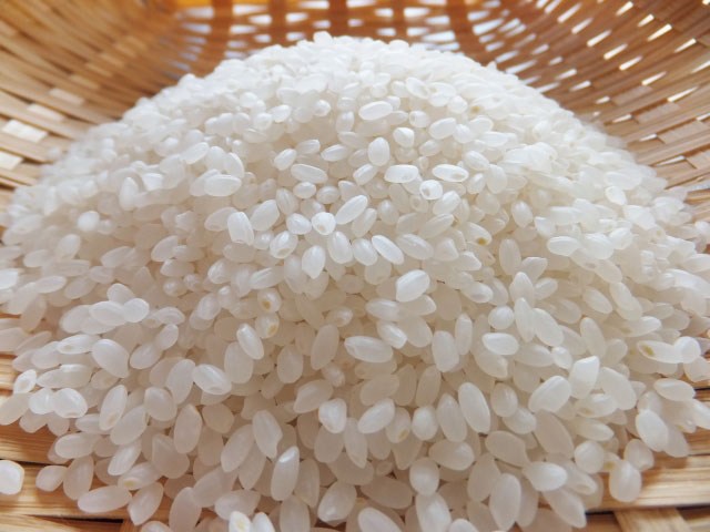 Short grain white rice