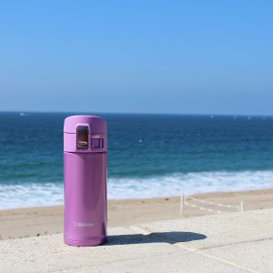 Zojirushi Vacuum Insulated Mug at the Beach