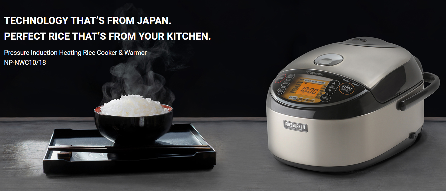 Pressure Induction Heating Rice Cooker & Warmer NP-NWC10/18 – Zojirushi  Online Store