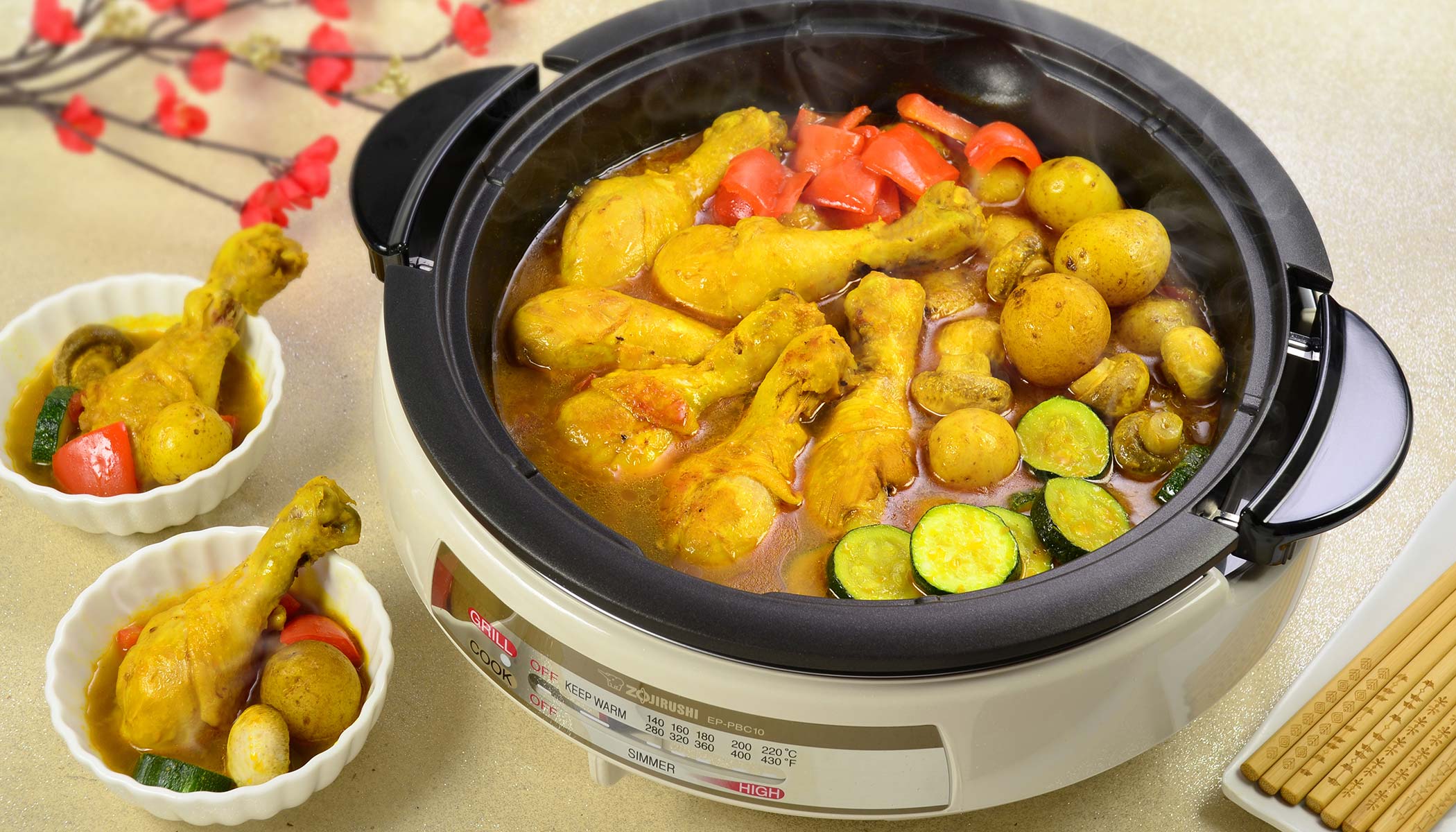 ZOJIRUSHI Electric Skillet Makes Any Recipe a Breeze!