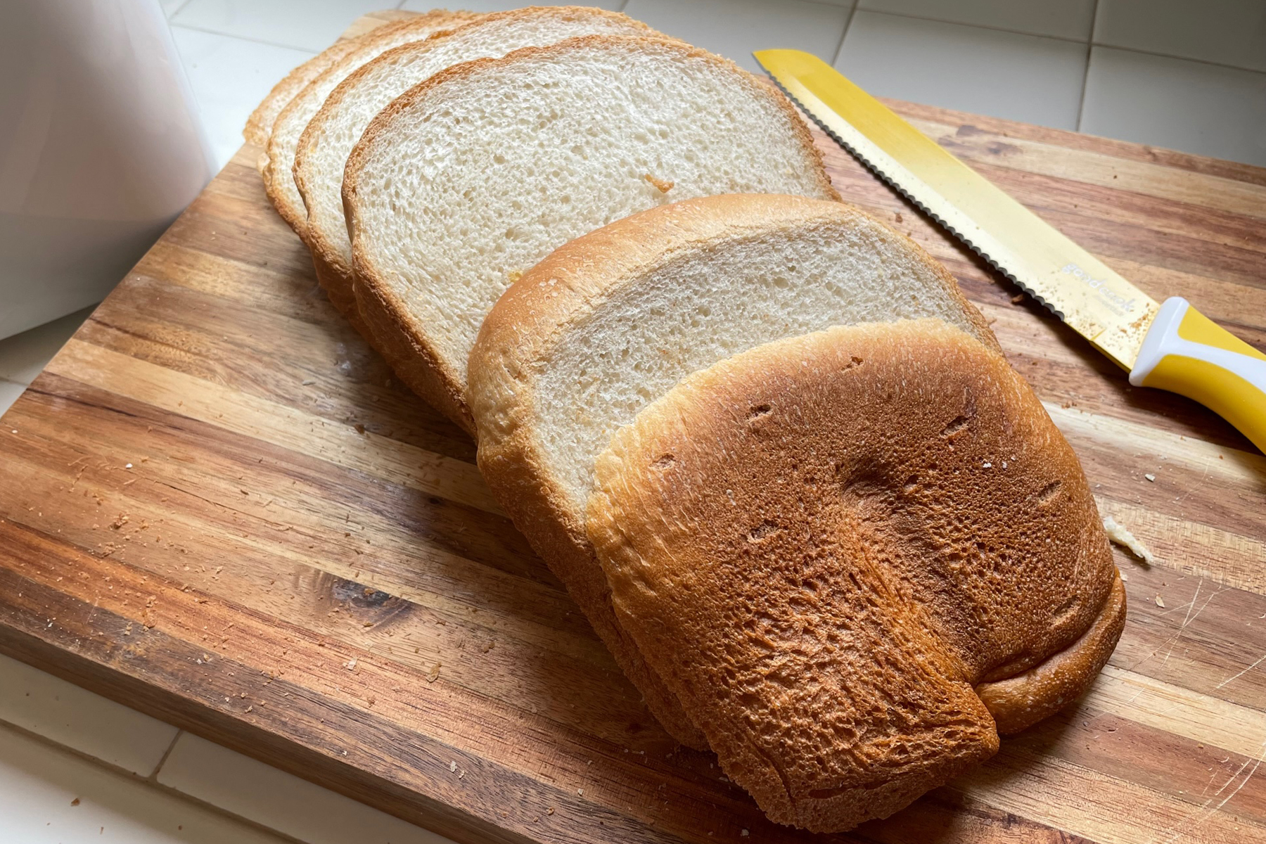 Perfect white bread