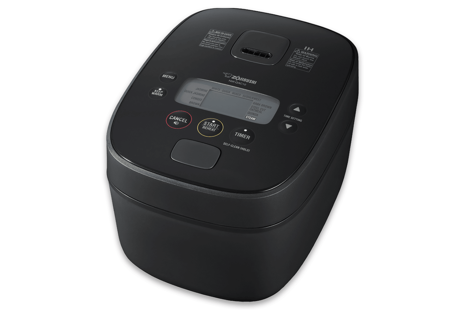 Zojirushi Np-gbc05xt 3 Cup (Uncooked) Induction Heating Rice Cooker and Warmer, Stainless Dark Brown, Made in Japan, Silver