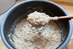 oatmeal in rice cooker