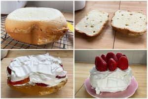4 steps in making cake