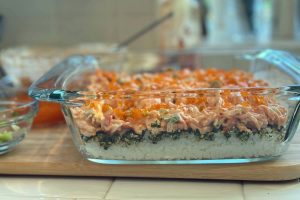 sushi bake