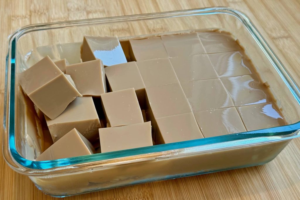 coffee jello cubes