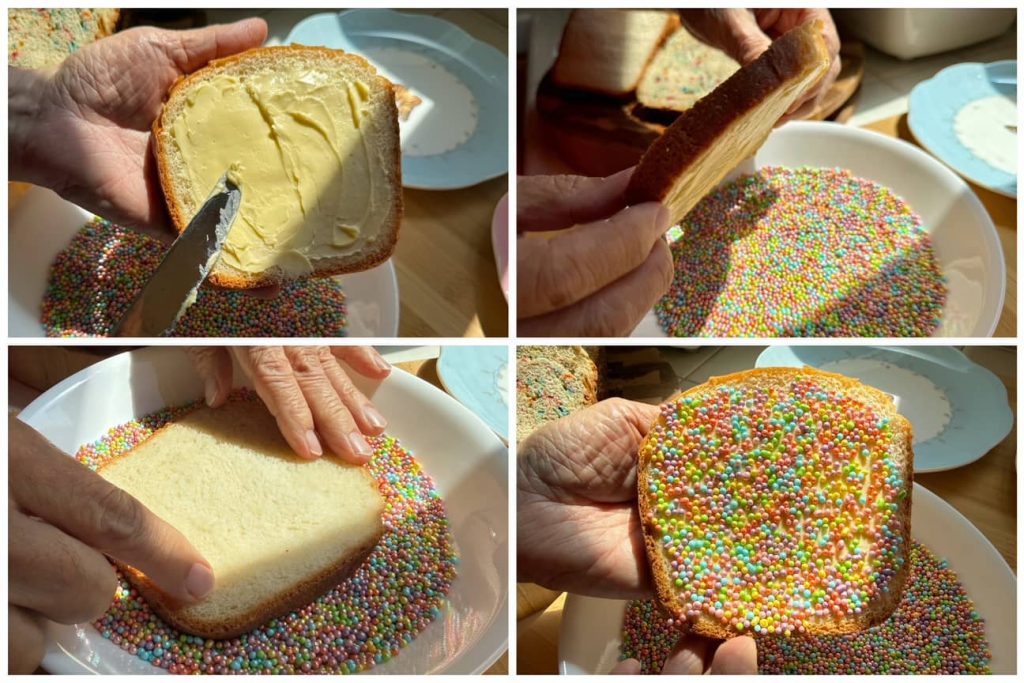 steps on how to make fairy bread