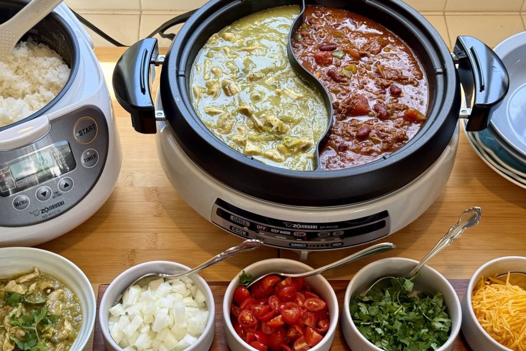 self-serve chili station
