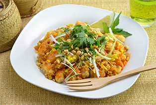 Pad Thai Shrimp Mixed Rice