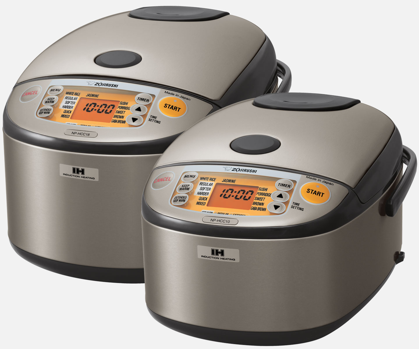 Zojirushi Induction Heating and Micom Rice Cookers
