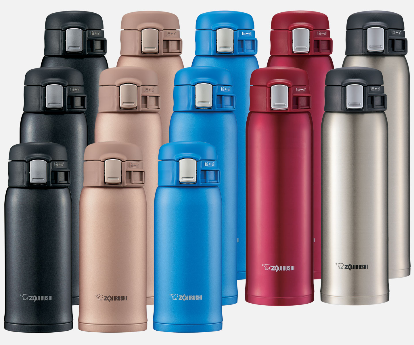 ZOJIRUSHI SM-SD60-BC Stainless Steel Water Bottle Travel Mug 600ml 14553  JAPAN