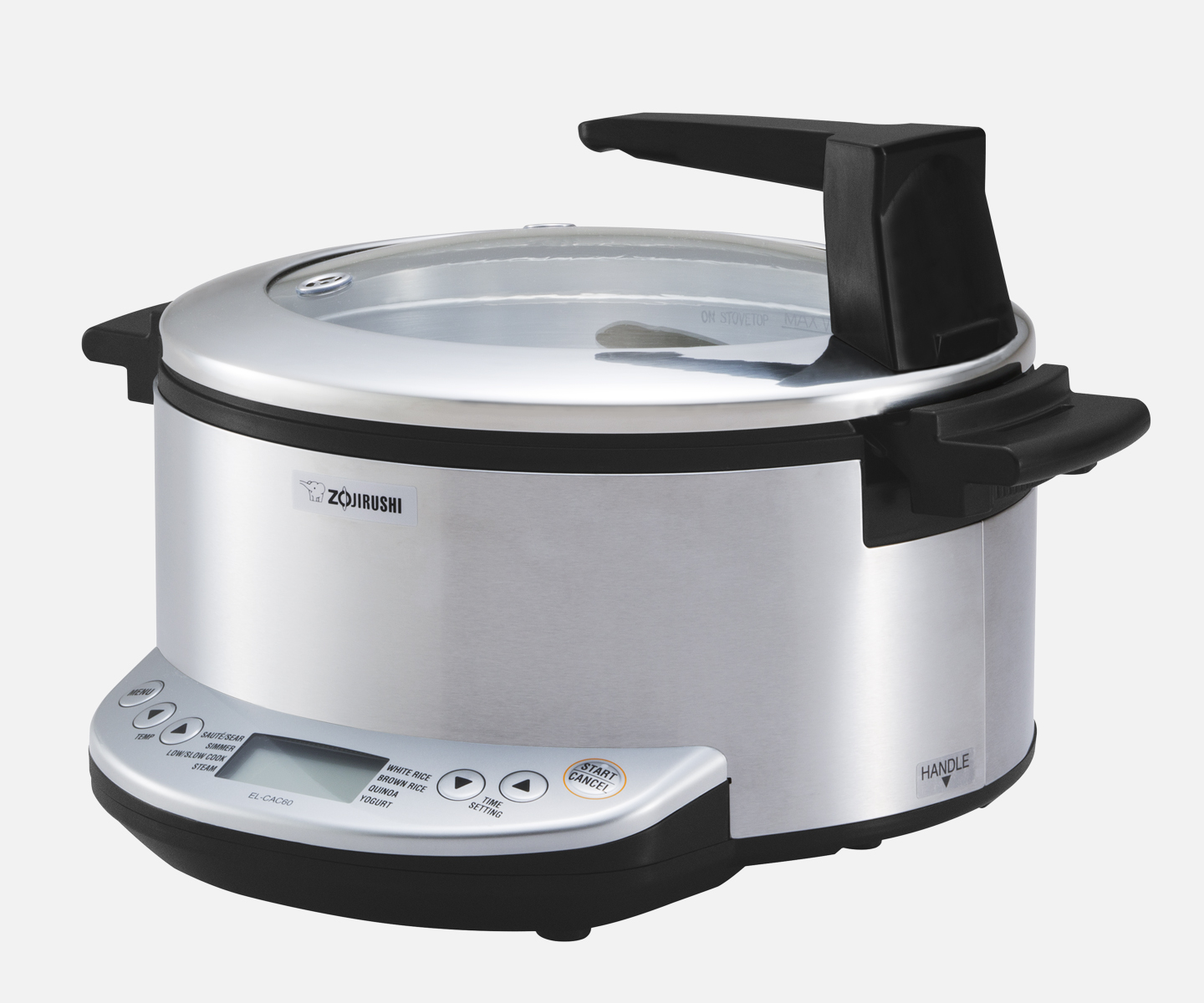 Front view of the multicooker