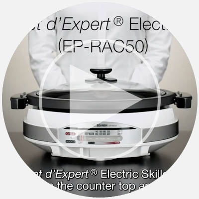 Gourmet d'Expert® Electric Skillet EP-RAC50 – Zojirushi Online Store