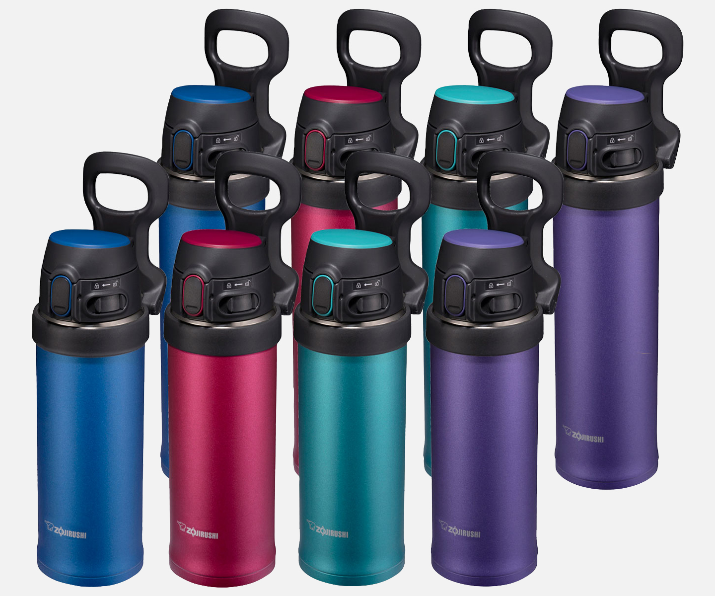 笙　保温器 Flip-and-Go 翻转便携不锈钢真空保温杯SM-QHE48/60 | Zojirushi.com