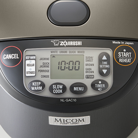 umami micom rice cooker & warmer nl gac10 18