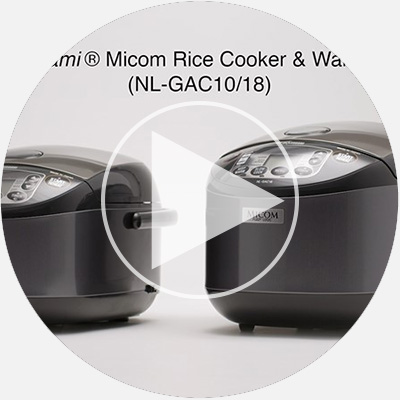 umami micom rice cooker & warmer nl gac10 18