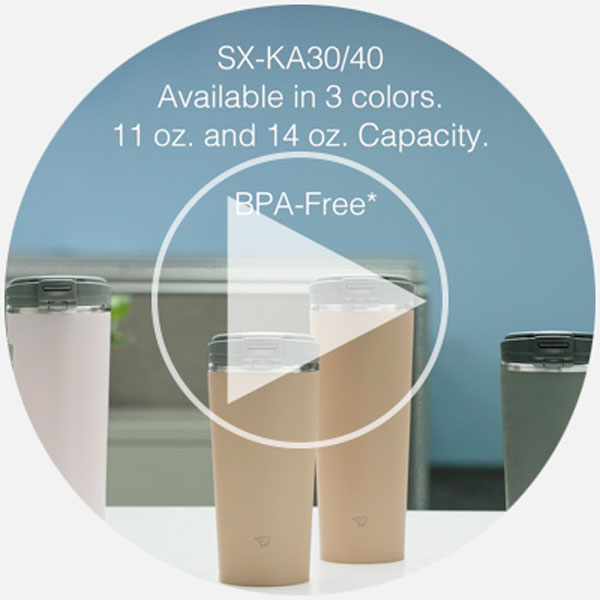 ステンレスキャリータンブラー SX-KA30/40 | Zojirushi.com ステンレスキャリータンブラー SX-KA30/40 | Zojirushi.com