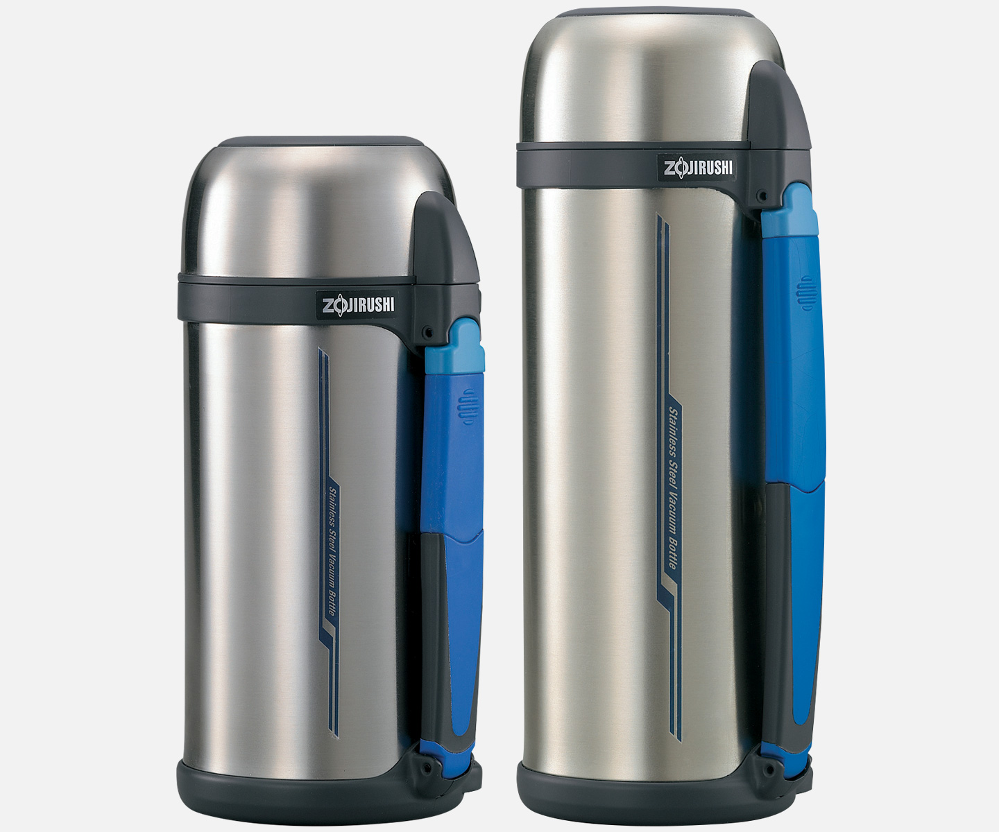 Zojirushi Tuff Slim Thermos Vacuum Bottle 16 oz Silver Insulated