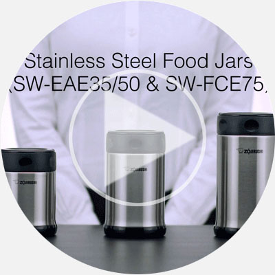 Zojirushi Sw-eae35ab Stainless Steel Food Jar Aqua Blue