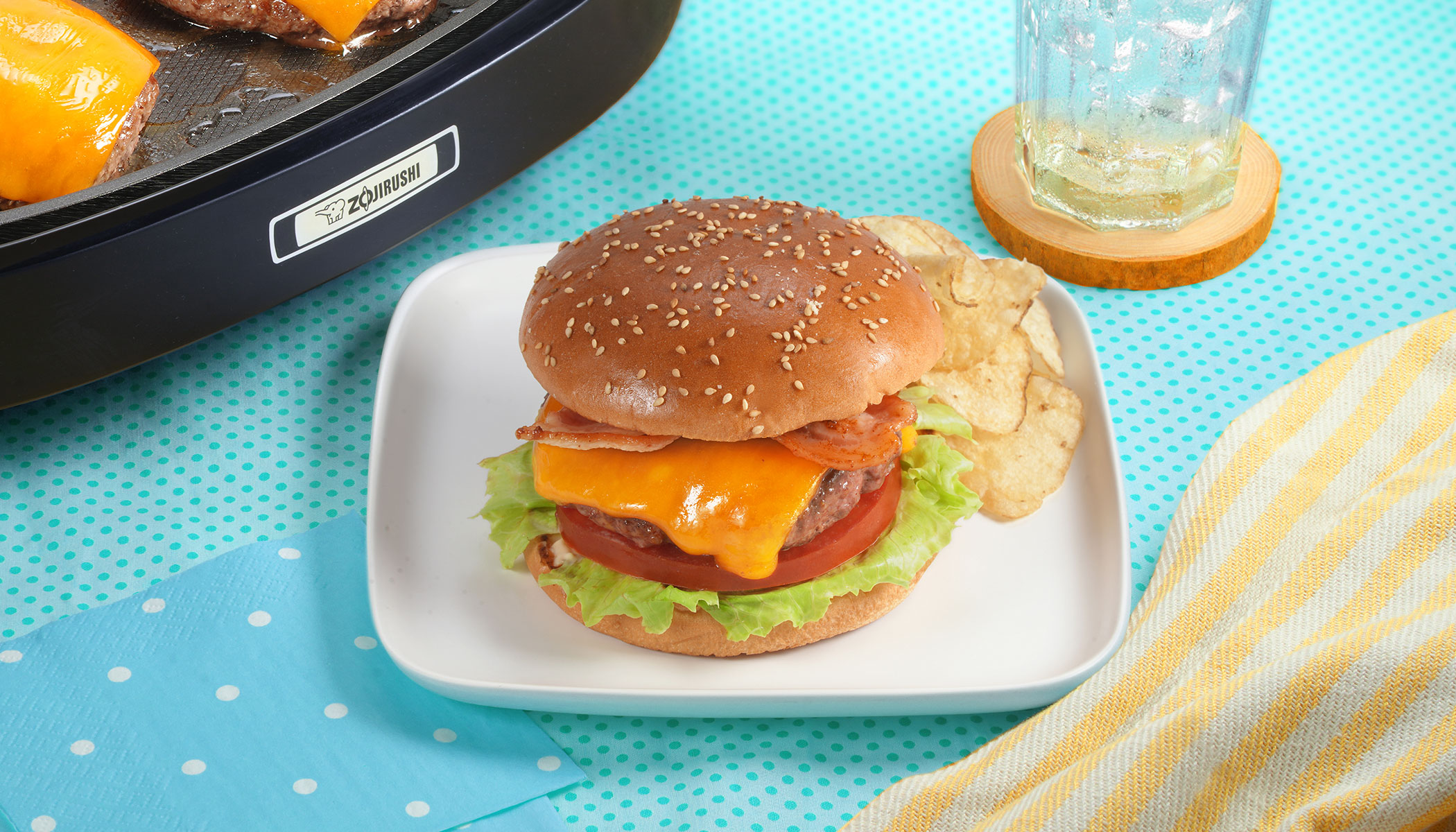 Bacon Cheese Burger | Zojirushi.com