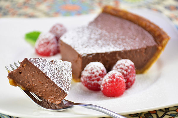Chocolate Raspberry Tofu Pie | Zojirushi.com