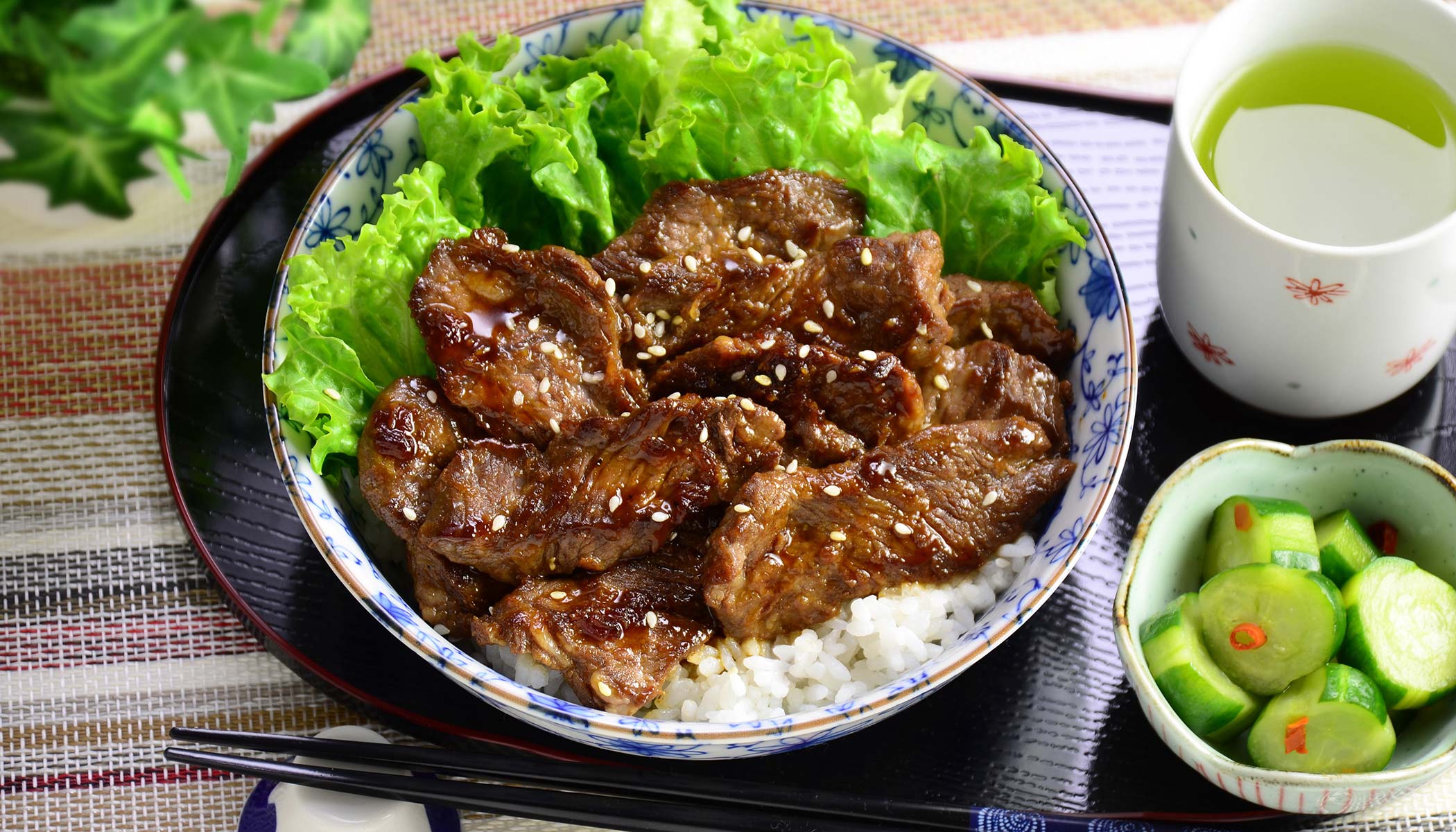 Yakiniku Donburi Grilled Beef Bowl Zojirushi