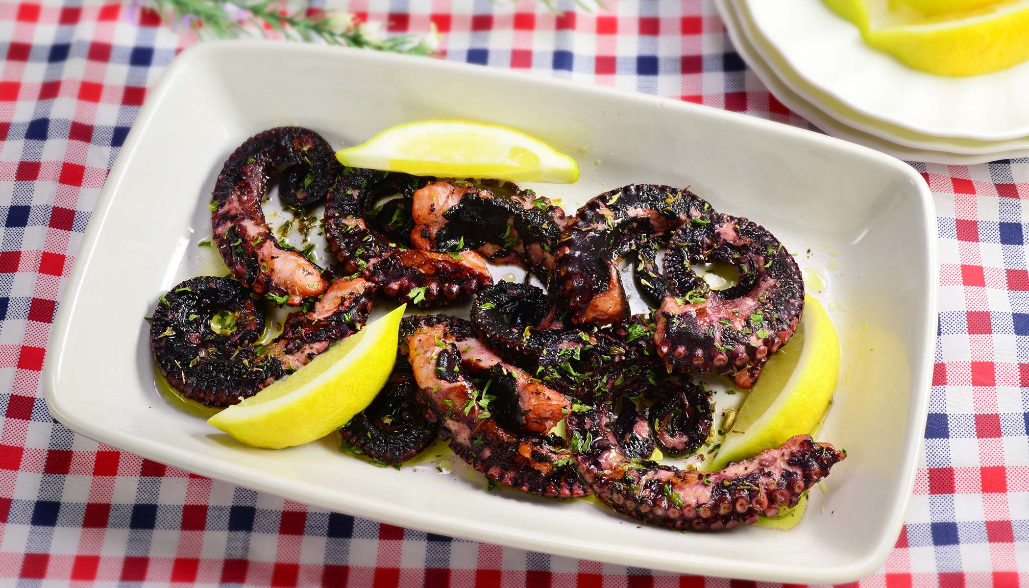 Tender Grilled Octopus