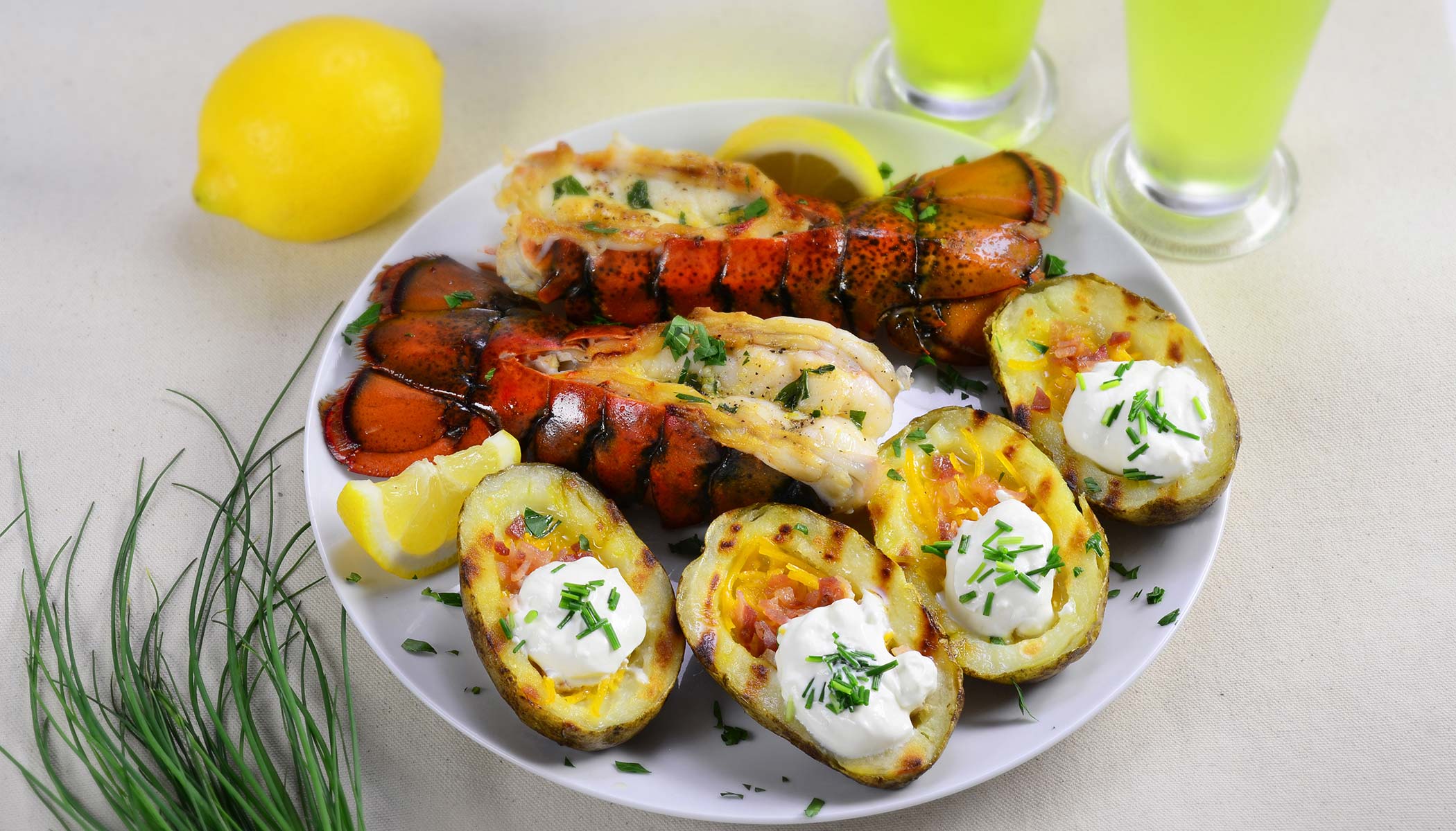 Fancy Grilled Lobster Tails