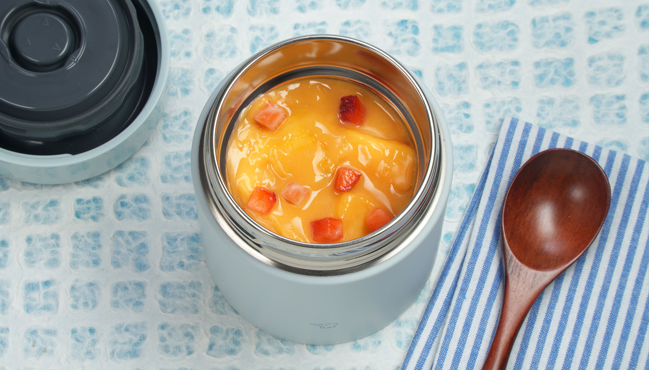 Soy Mango Pudding
