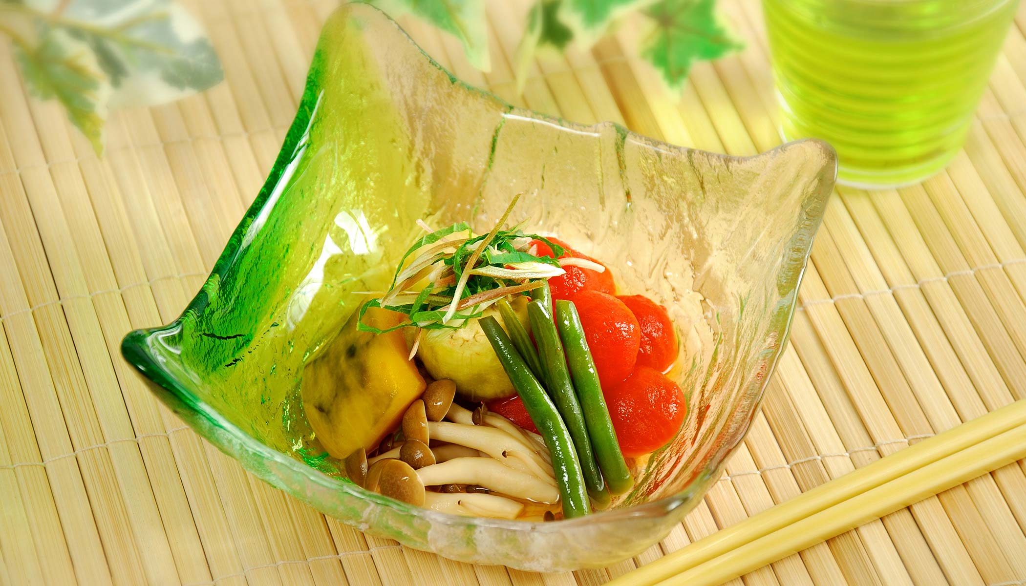 Nimono (Japanese Summer Vegetable Stew)